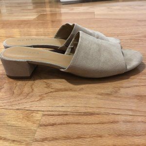 Rampage Sayda Block Heel Slide Sandals